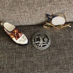 Golf Ornaments (Set of 3)